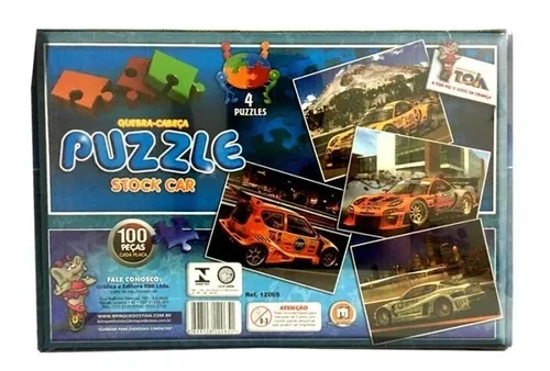 Quebra Cabeça Infantil Motos 100 peças Puzzle Brinquedo Jogo