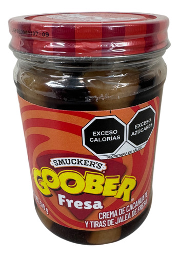Smuckers Goober Fresa Con Crema De Cacahuate Untable 510g