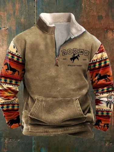 Chaqueta Holgada Con Cuello De Cuero Con Cremallera, Con Cie