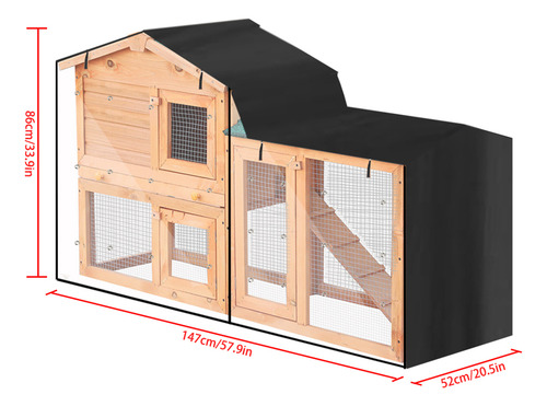 (b) Fundas Para Conejeras De Conejo Con Forma De Caja Para P