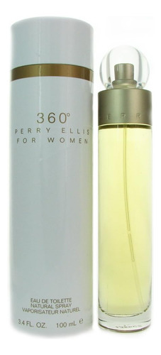 Perry Ellis 360 Para Mujer Eau De Toilette Spray, 3.4 Onzas