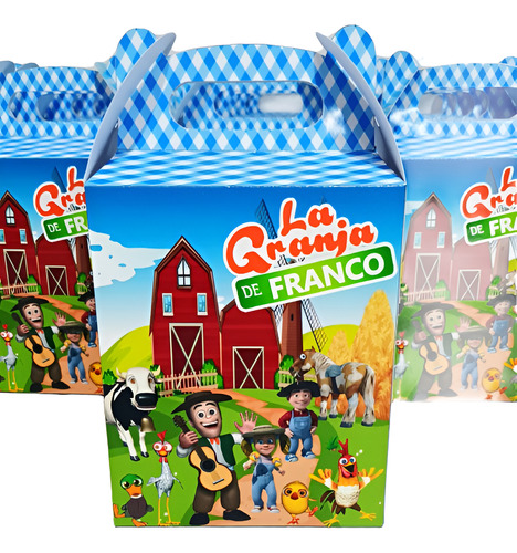 10 Cajas Tipo Mcdonald's La Granja De Zenon