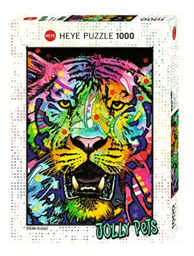 Heye Jolly Pets: Tigre, Puzzle, 1000 Piezas, Multicolor,