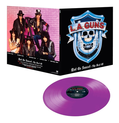 L.a. Guns - Riot On Sunset - The Best Of Lp Púrpura