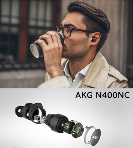 Imagen 4 de 4 de Audifonos Inalambricos Samsung Akg N400nc Cancelacion Ruido