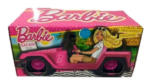Jeep Auto Barbie Safari Fun- C/stickers - Art 715 E.full