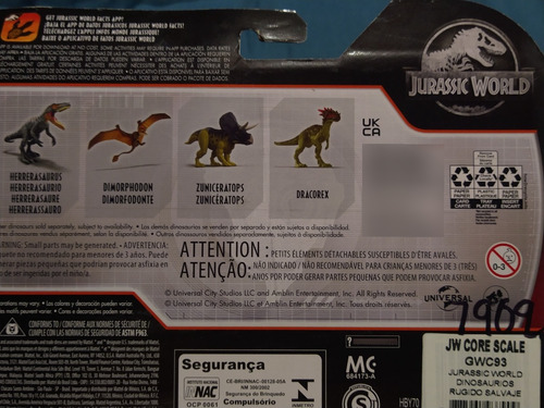 Mattel Jurassic World Dino Escape Wild Pack -herrerasaurus