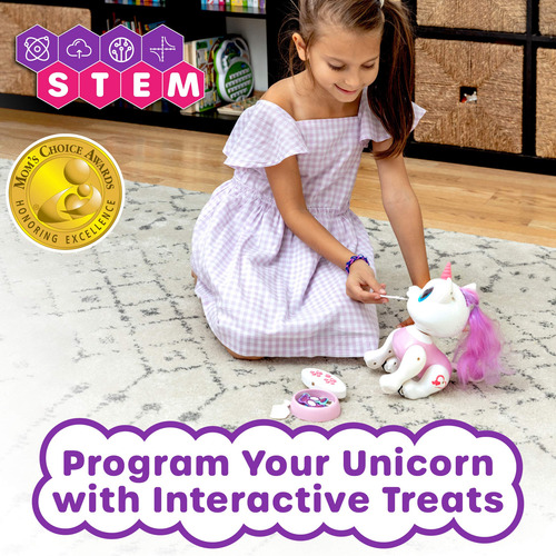 Juguete De Unicornio Robo Pets Power Your Fun Rosa A Control