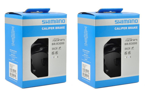 Freio Ferradura Shimano Sora Br-r3000 Dianteiro E Traseiro Cor Preto