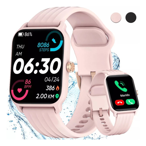Smartwatch 1.85'' Reloj Inteligente Bluetooth Llamada Alexa