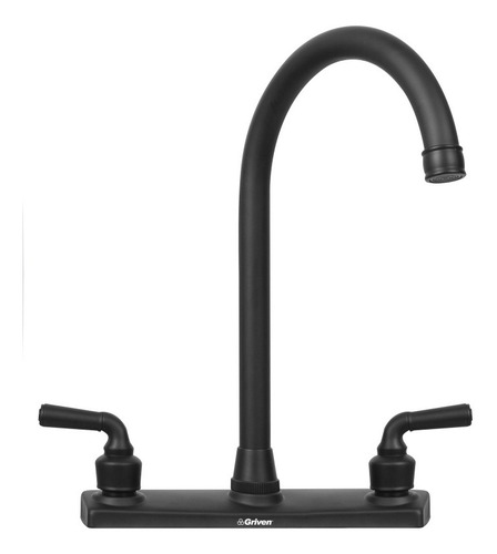 Llave Lavaplatos Fregadero Doble Línea Black 8 Pulgadas