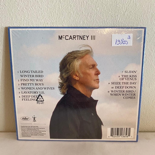 Imagen 2 de 5 de Paul Mccartney Mccartney Iii Cd Europe Nuevo