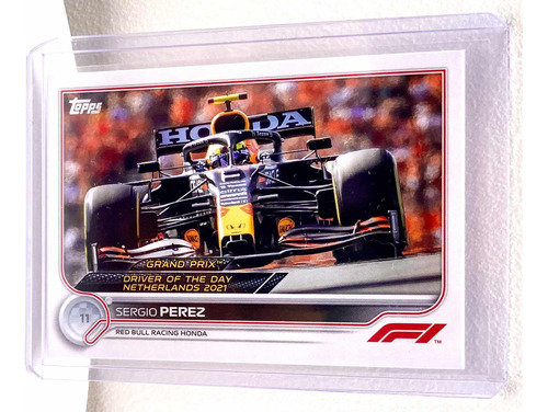 Tarjeta Topps F1 Formula 1 Red Bull Sergio Perez #184