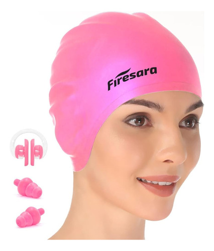 ~? Gorro De Baño, Firesara Original Updated Swimming Cap 3d 