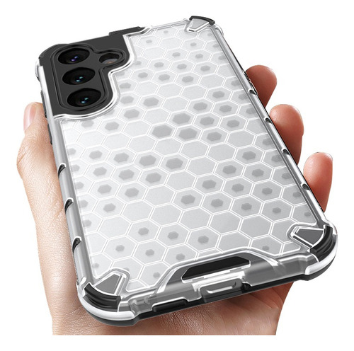 For Samsung Galaxy S24+ Plus Honeycomb Patterned Lens Case