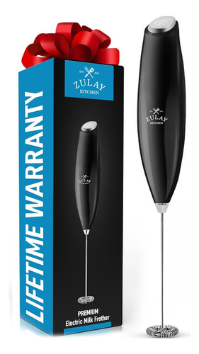 Espumador De Leche, Zulay Kitchen, 13000 W, Negro Mate