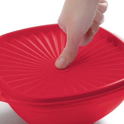 Sensación Bowl 1.2 L Rojo Tupperware 100% Hermético Retro Rojo