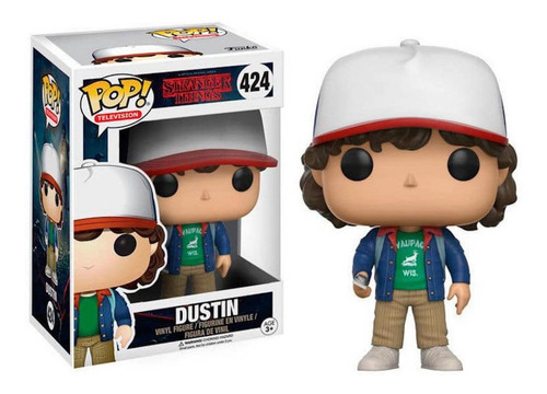 Funko Pop Dustin With Compass 424 Stranger Things Nuevo