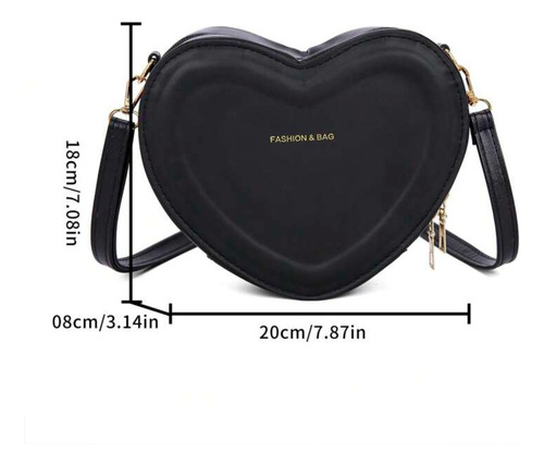 Bolsa En Forma De Corazon Bolsa Mujer Crossbody Regalo Amor