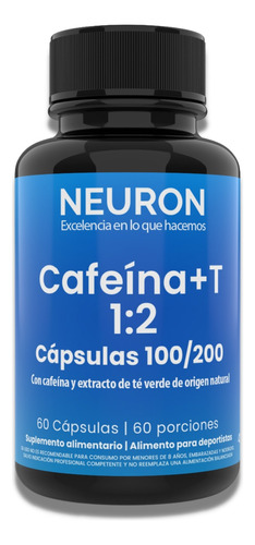 Neuron Cafeína + T 1:2 - Máximo Enfoque Y Energía Mental