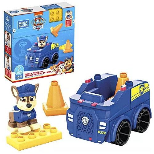 Juguete Construcción Mega Bloks Paw Patrol Patrulla De Chase