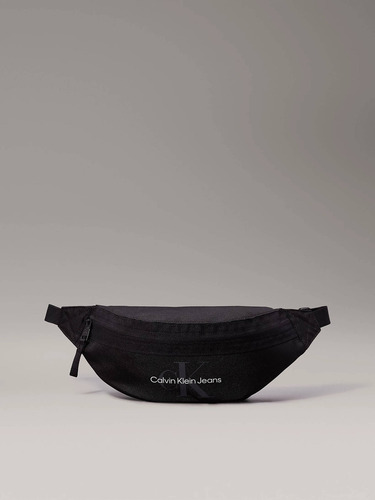Cangurera Color Negro Calvin Klein Monologo Hombre