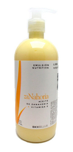 Emulsion Nutritiva Con Aceite De Zanahoria - Biobellus 500ml