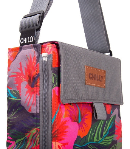 Imagen 10 de 10 de Bolso Matero Desplegable Diseño Hibiscus Chilly