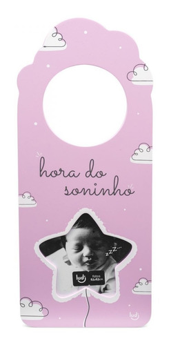 Aviso De Porta Com Foto Hora Do Soninho Bebe - Ludi