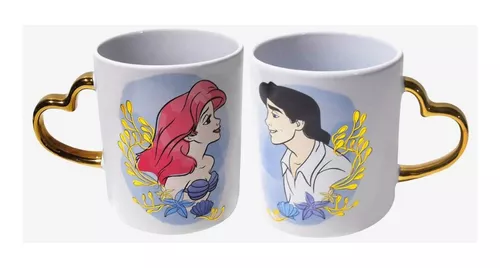 Taza de Chip, de La Bella y la Bestia, de Disney, con impresión de pan de  oro