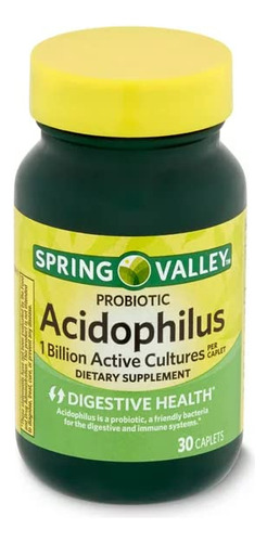 Suplemento Dietetico Acidophilus Probiotico Spring Valley, 3