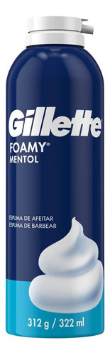 Espuma De Afeitar Gillette Foamy Menthol De 300g, Pack 5u