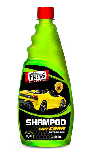 Shampoo Para Auto Con Cera 1 Litro Friss Extra Brillante