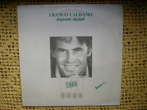 Franco Califano / Impronte Digitali - Lp De Vinilo Italia