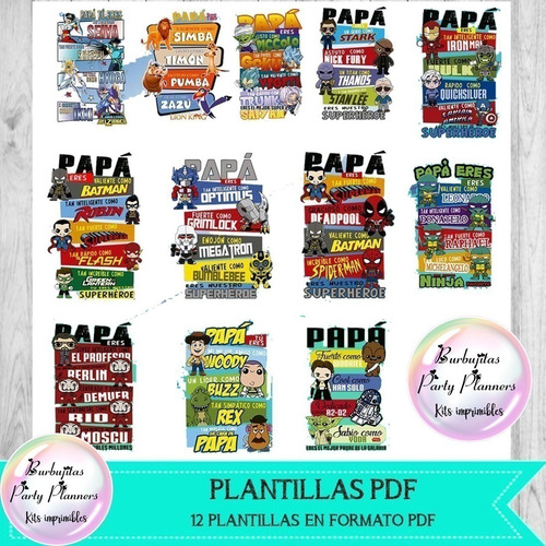 12 Plantillas Día Del Padre Formato Pdf