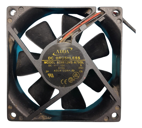 Fan Cooler Ventilador Cuadrado 8x8cm (Reacondicionado)