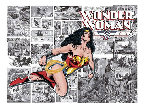 Super Poster Classic Comics Mujer Maravilla - Wonder Woman