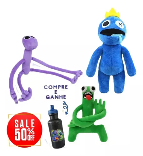 Boneco De Pelúcia Roxo Rainbow Friends Jogo Roblox em Promoção na