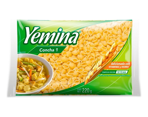 Yemina Pasta Concha No.1  200 Gr