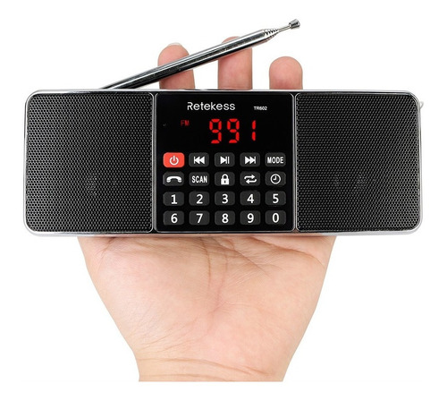 Radio Digital Multibanda fm Y Am Retekess Tr602 