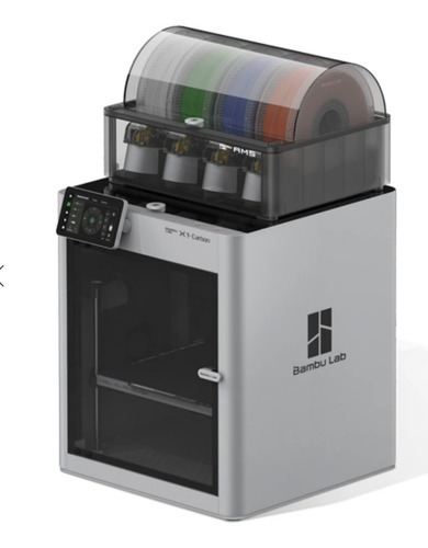 Impresora 3D Bambu Lab X1 Carbon Combo Ams color negro 127V con tecnología de impresión FDM