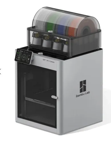 comprar Impresora 3D Bambu Lab X1 Carbon Combo Ams color negro 127V con tecnología de impresión FDM