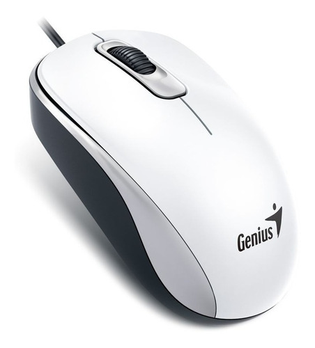 Imagen 1 de 1 de Mouse Genius  DX-110 USB blanco elegante