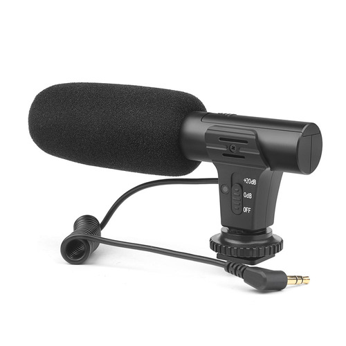 Shoot Xt -451 Micrófono Mic Estéreo Condensador Portátil Con