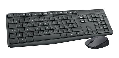 Kit Mouse Y Teclado Logitech Mk235 Inalambrico Multimedia