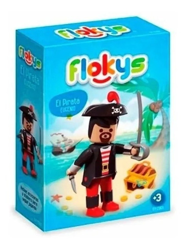  Flokys Muñeco Pirata Rasti 01-2001 Srj 