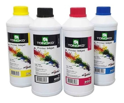 4 Tintas Litro Uso Dye Todas Las Marcas 1 Ltr X Color Tonoko