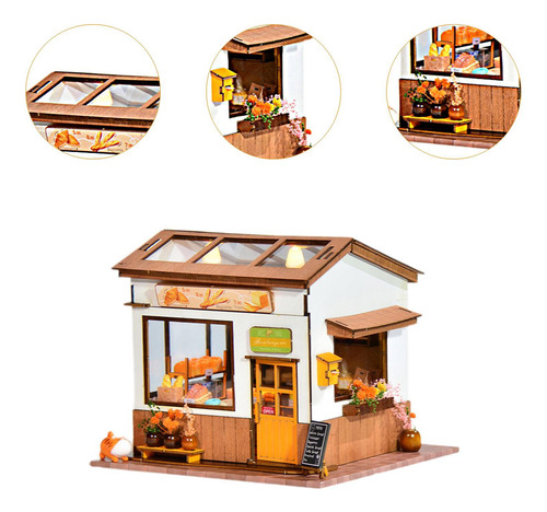 Kits De Casa De Muñecas En Miniatura Para , Rompecabezas De