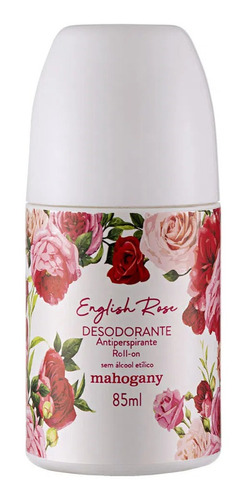Mahogany Desodorante Roll On English Rose 85ml