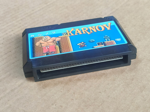 Karnov -- 100% Original -- Nintendo Famicom (Usado)